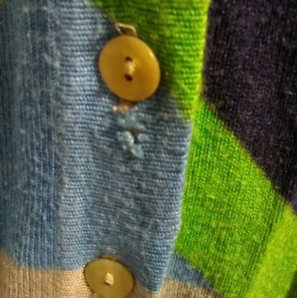 RED Button Up Sweater - Picture 3 of 5